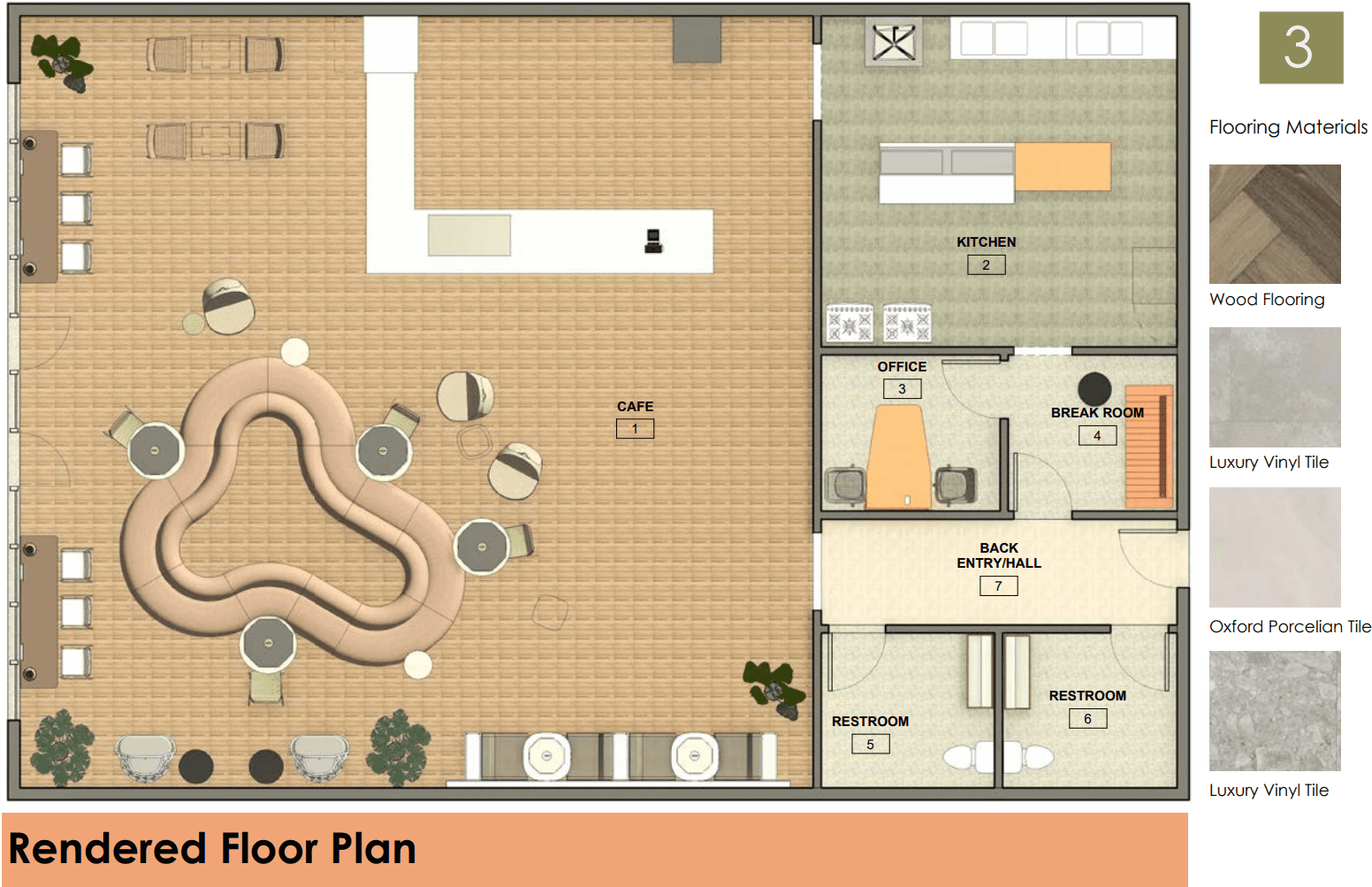 Project Floor Plan and Legend